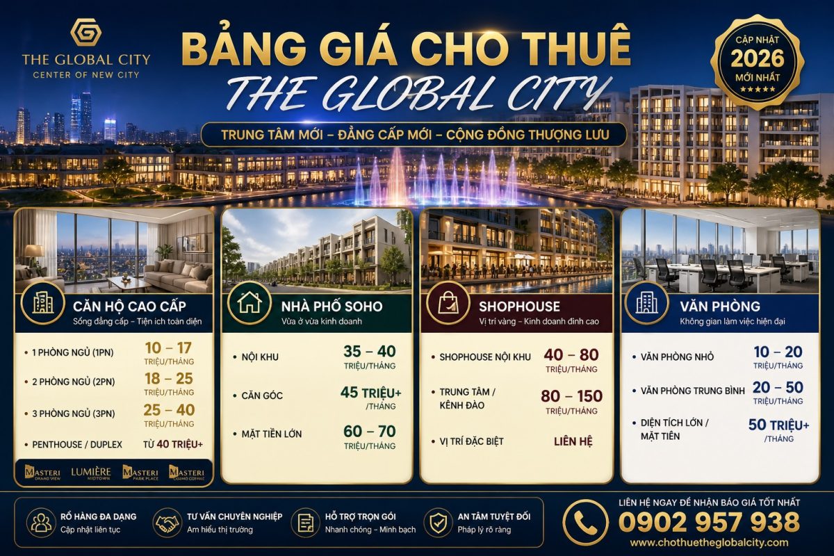 cho thuê the global city